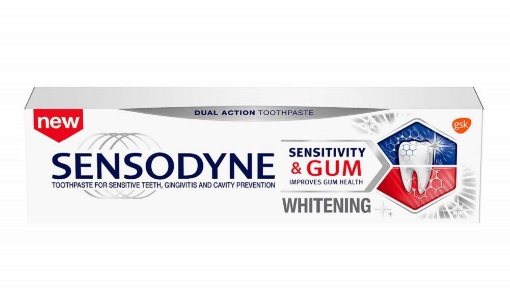 Picture of SENSODYNE TOOTH PASTE - SENSITIVITY & GUM WHITENING 75ml 