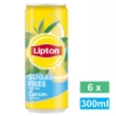 Picture of LIPTON ICE TEA LEMON SUGAR FREE CAN 6x300ml