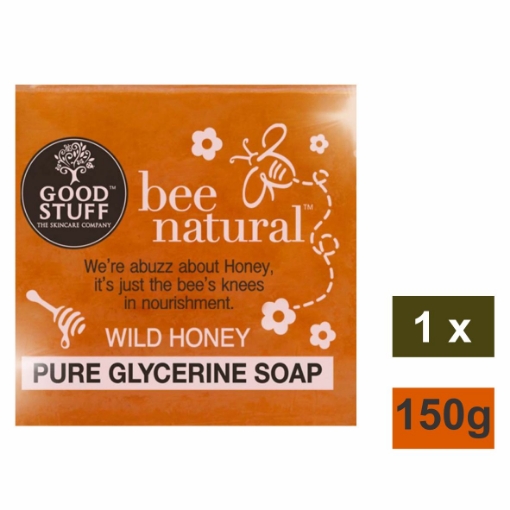 Picture of GOODSTUFF GLYCERINE SOAP - BEE NATURAL 150g