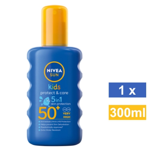 Picture of NIVEA SUN KIDS SENSITIVE PROTECT & PLAY SUNSCREEN SPRAY SPF 50+ 300ml 