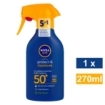 Picture of NIVEA SUN SUNSCREEN PROTECT & MOISTURE TRIGGER SPRAY SPF50+ 270ml 