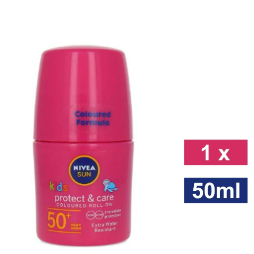 Picture of NIVEA SUN KIDS SPF 50+ PROTECT & PLAY ROLL ON (PINK) 50ml