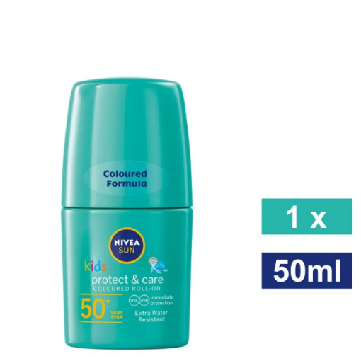 Picture of NIVEA SUN KIDS PROTECT & PLAY SPF 50+ ROLL ON (GREEN) 50ml