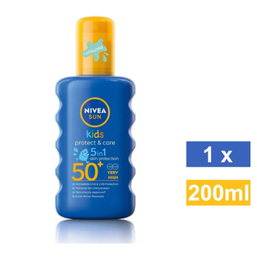 Picture of NIVEA SUN KIDS COLOURED SUNSCREEN PROTECT & PLAY SPF50+ 200ml