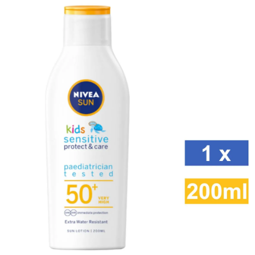 Picture of NIVEA SUN KIDS SUNSCREEN SENSITIVE PROTECT & CARE SPF50+ 200ml