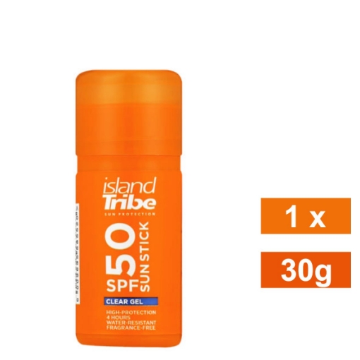 Picture of ISLAND TRIBE CLEAR GEL SUN STICK SPF50 30g