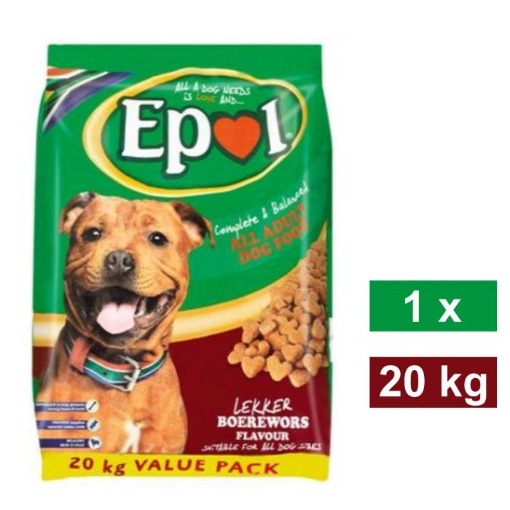 Picture of EPOL ADULT DOG FOOD - SIZZLING BOEREWORS 20kg