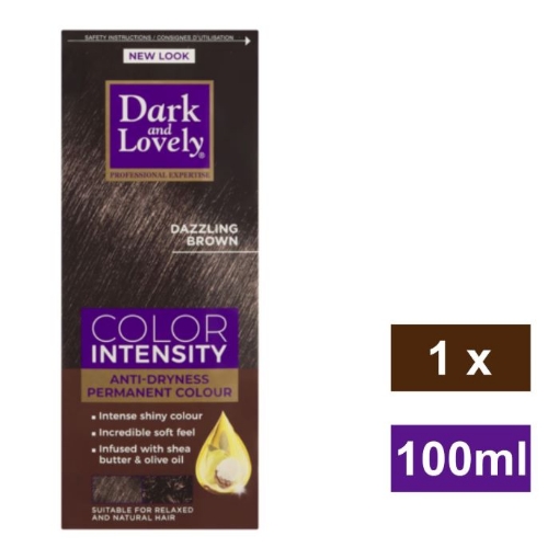 Picture of DARK & LOVELY DAZZLING BROWN COLOR INTENSITY HAIR COLOR 100ML