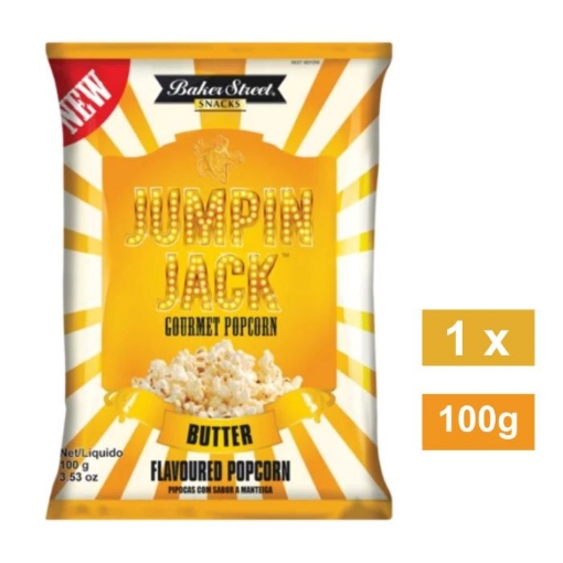 Picture of JUMPIN JACK  BUTTER GOURMET POPCORN 100g