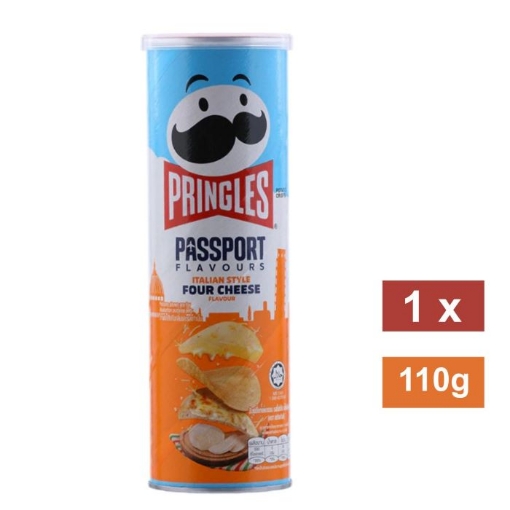 Picture of PRINGLES ITALIAN STYLE FOUR CHEESE POTATO CRISPS 110g  