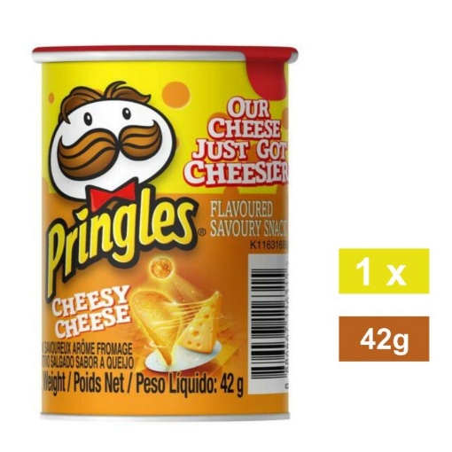 Picture of PRINGLES CHEESEY CHEESE POTATO CRISPS 42g