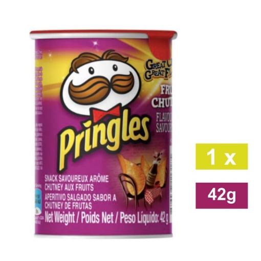 Picture of PRINGLES FRUIT CHUTNEY POTATO CRISPS 1x42g 