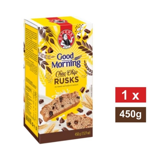 Picture of BAKERS GOOD MORNING CHOC CHIP RUSKS 450g
