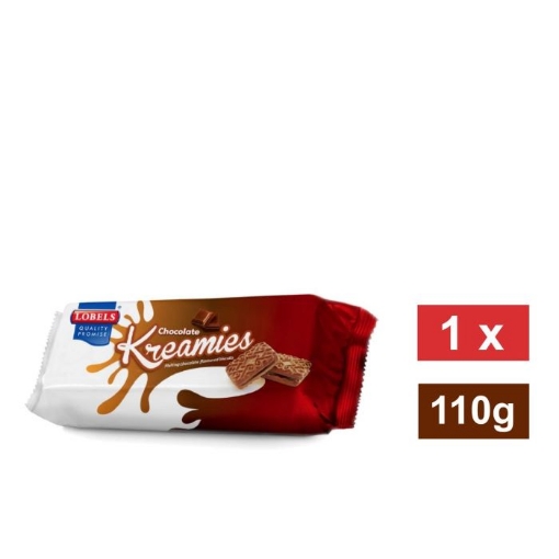 Picture of LOBELS CHOCOLATE KREAMIES BISCUITS 110g 