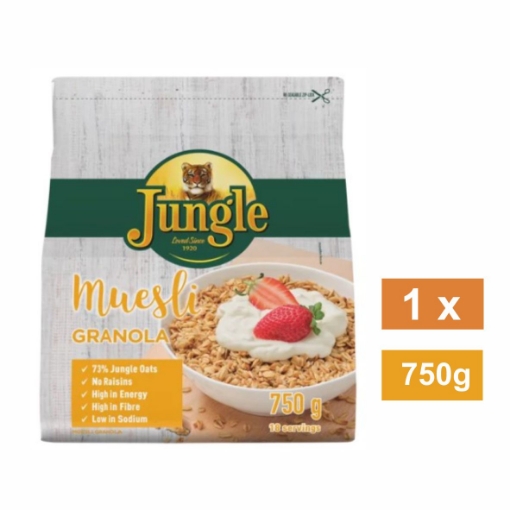 Picture of JUNGLE ENERGY CRUNCH GRANOLA MUESLI CEREAL 750g