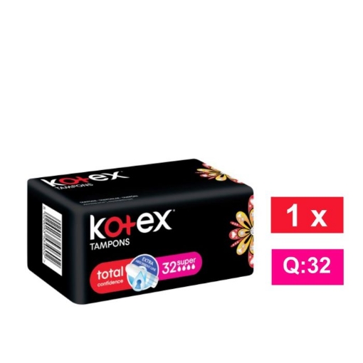 Picture of KOTEX TAMPONS SUPER TAMPONS 32's