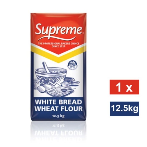 Picture of SUPREME WHITE BREAD  WHEAT FLOUR 12.5Kg