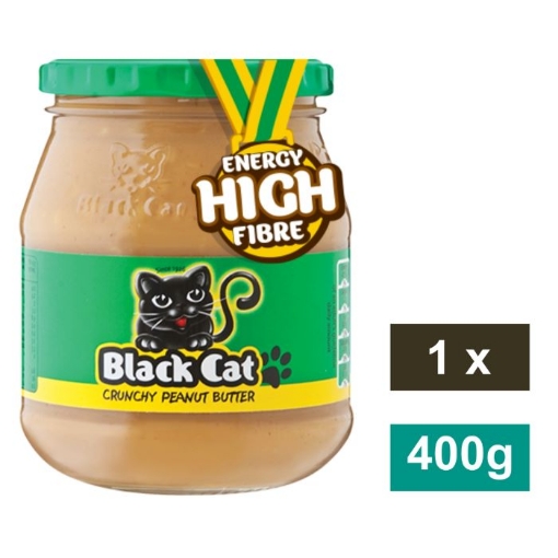 Picture of BLACK CAT PEANUT BUTTER - CRUNCHY 400g
