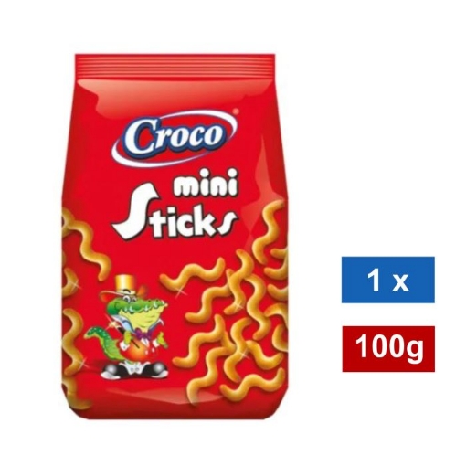 Picture of CROCO MINI SALTED STICKS 100g 
