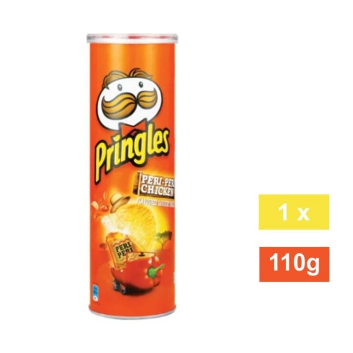 Picture of PRINGLES PERI PERI CHICKEN FLAVOURED CHIPS 110g