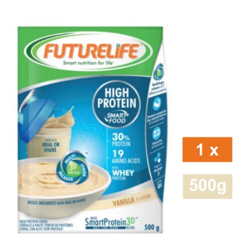 Picture of FUTURELIFE HIGH PROTEIN VANILLA FLAVOURED CEREAL 500g