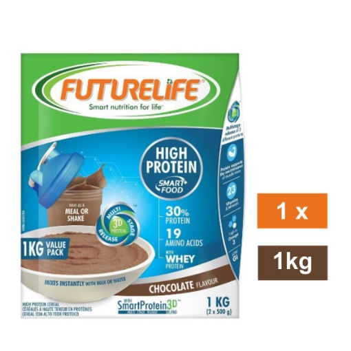 Picture of FUTURELIFE HIGH PROTEIN CHOCOLATE FLAVOURED CEREAL 1kg 