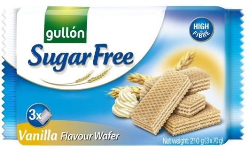 Picture of GULLON SUGAR FREE WAFER VANILLA 210g 