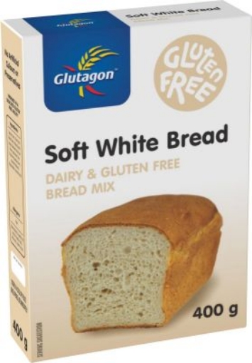 Picture of  GLUTAGON BREAD MIX - SOFT WHITE BREAD GLUTEN FREE 400g 