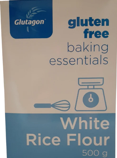 Picture of GLUTAGON WHITE RICE FLOUR - BAKING ESSENTIALS GLUTEN FREE 500g 