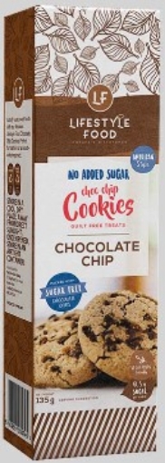 Picture of LIFE STYLE SUGAR FREE CHOCOLATE CHIP COOKIES 135g 