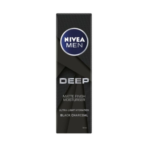 Picture of NIVEA MEN DEEP MOISTURISER BLACK CHARCOAL 50ML