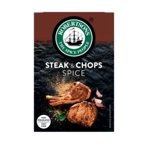 Picture of ROBERTSONS STEAK & CHOPS SPICE REFILL BOX 80g