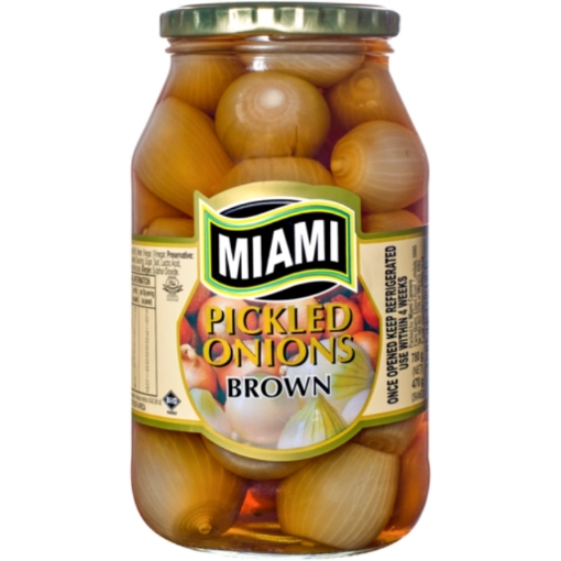 Picture of MIAMI PICKLED ONIONS - BROWN 400g