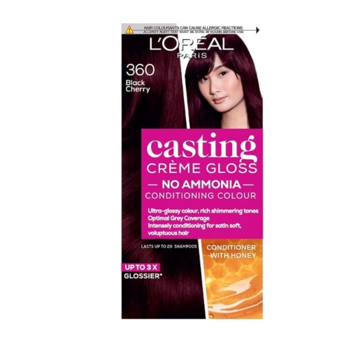 Picture of L'OREAL PARIS CASTING CRÈME GLOSS NO. 360 BLACK CHERRY HAIR COLOUR DYE 242g  