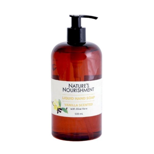 Picture of NATURES NOURISHMENT VANILLA LIQUID HAND WASH 500ml  