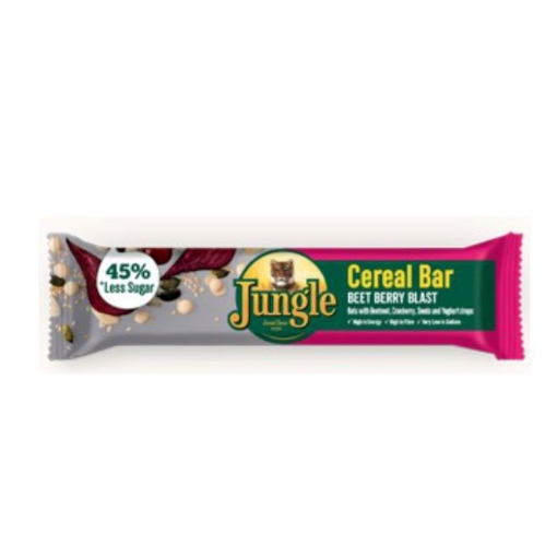Picture of JUNGLE BEET BERRY BLAST CEREAL BAR 40g 
