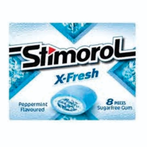 Picture of STIMOROL X-FRESH PEPPERMINT FLAVOURED SUGARFREE GUM 1's 
