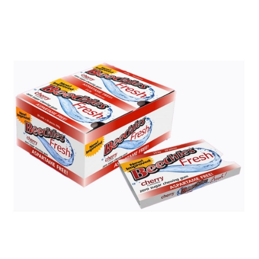 Picture of DANDY BEECHIES BLISTER CHERRY FLAVOURED GUM 12x14.5g