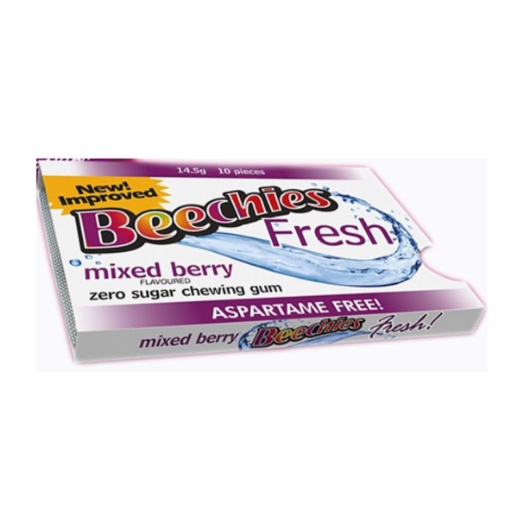 Picture of DANDY BEECHIES BLISTER MIXED BERRY FLAVOURED GUM 14.5g 