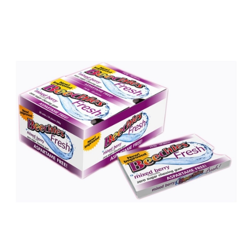 Picture of DANDY BEECHIES BLISTER MIXED BERRY FLAVOURED GUM 12x14.5g  