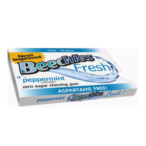 Picture of DANDY BEECHIES BLISTER PEPPERMINT FLAVOURED GUM 14.5g  
