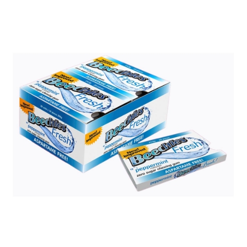 Picture of DANDY BEECHIES BLISTER PEPPERMINT FLAVOURED GUM 12x14.5g   