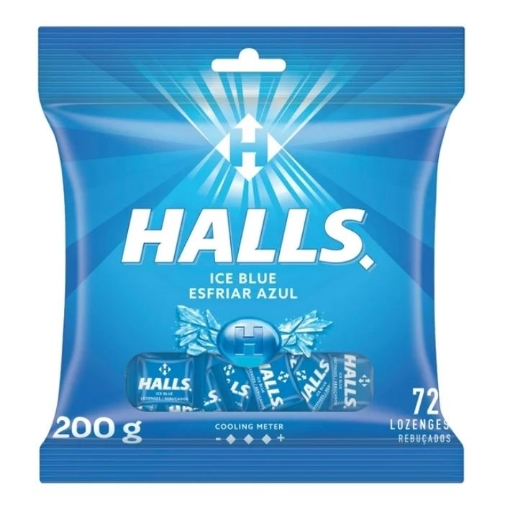 Picture of HALLS ICE BLUE LOZENGES 200g