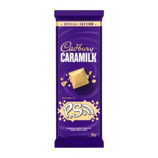 Picture of CADBURY LIMITED EDITION DAIRY MILK P.S CARAMILK CHOCOLATE SLAB 80g 