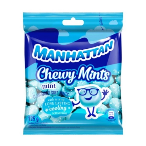 Picture of MANHATTAN MINT FLAVOURED CHEWY MINTS 125G