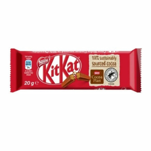 Picture of NESTLE KIT KAT 2 FINGER CHOCOLATE BAR 20g  