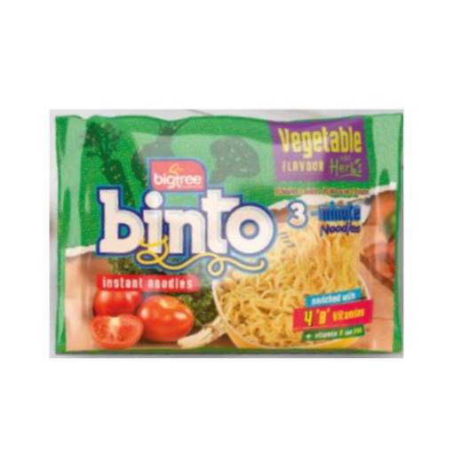 Picture of BINTO VEGETABLE FLAVOUR INSTANT NOODLES 30x65g
