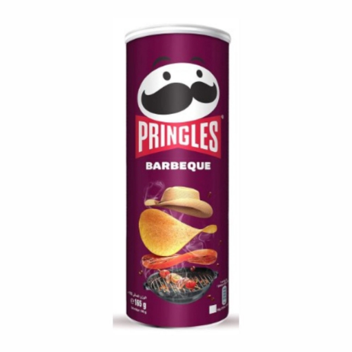 Picture of PRINGLES BARBEQUE CHIPS 165g 