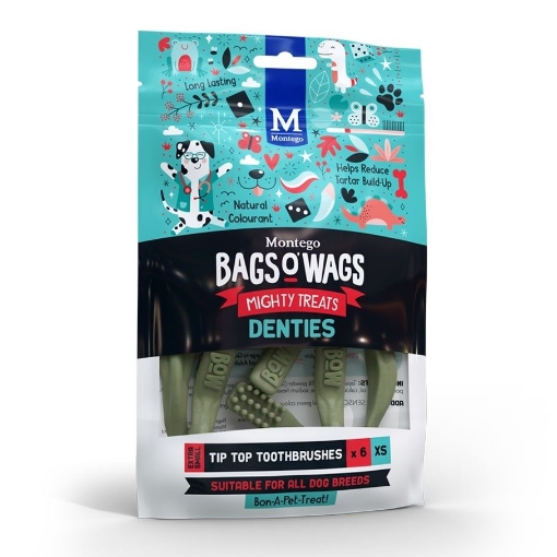 Picture of MONTEGO BAGS O' WAGS DENTIES TOOTHBRUSH XS - 60g