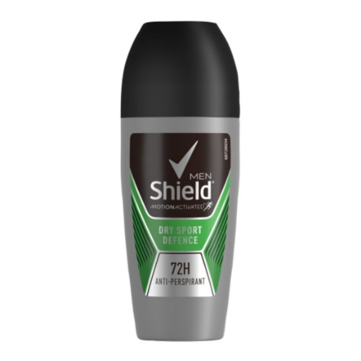 Picture of SHIELD MEN DRY SPORT DEFENCE ANTI-PERSPIRANT ROLL ON 50ml  